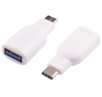 PremiumCord adaptér USB 3.1 konektor C - USB 3.0  A (M/F), OTG, bílá