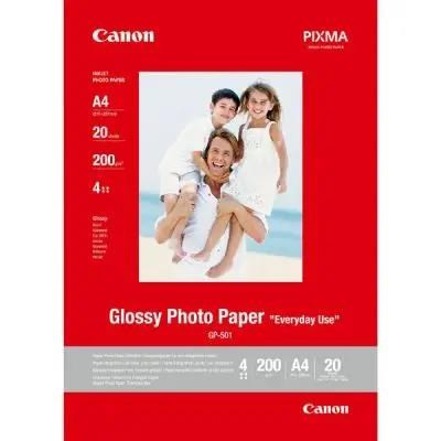 Canon GP-501 - photo glossy, Lesklý - bílá - A4 210gm (210 x 297 mm) 20 listy fotograficky papír