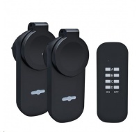 Solight DY12 dálkově ovládané venkovní zásuvky set 2 + 1, 2 zásuvky, 1 ovladač