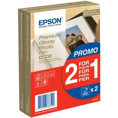 Paper Premium Glossy Photo 10x15 255g/m2 (2x40 sheet)