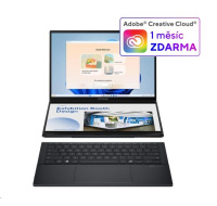 ASUS NTB Zenbook Duo (UX8406CA-OLED067X), Ultra 7 255H, 14" 3K, 32GB, 1TB SSD, Intel Arc, W11 Pro, Inkwell Gray
