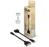 Club3D Adaptér pasivní HDMI na DVI-D Single Link (M/F), 22cm