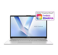 ASUS NTB Vivobook Go 15 (E1504FA-BQ5409W), R3 30, 15.6" FHD, 8GB, 256GB SSD, Radeon, W11 Home, Cool Silver