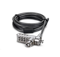 DICOTA Security Cable T-Lock combination masterkeyed 3x7mm slot