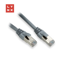 LYNX FTP patch kabel Cat6, PVC, 3m, šedý