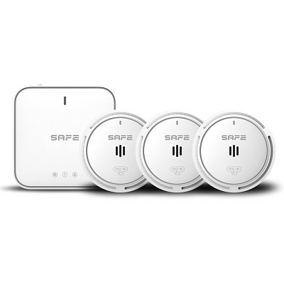 Safe S-FSC31-RF SET FIRE BASIC PLUS - 1x SAFE50HUB-WRF, 3x SAFE10Y30-RF