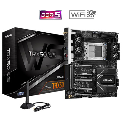 ASRock MB Sc sTRX5 TRX50 WS, AMD TRX50, 4xDDR5, E-ATX