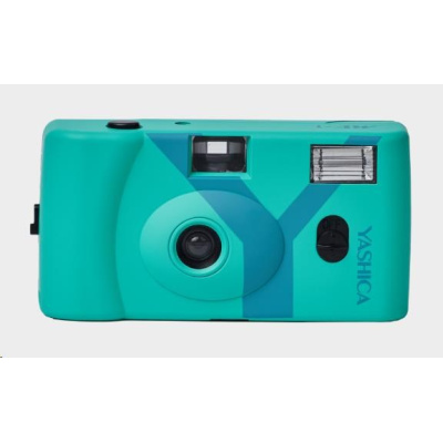 YASHICA MF-1 Snapshot Art Camera (Turquoise) - analogový fotoaparát