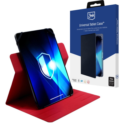 3mk ochranné pouzdro Universal Tablet Case pro tablety 9-11", Red