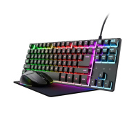 TRUST Sada sluchátka + myš + mousepad GXT 794 3v1 Gaming Bundle, černá