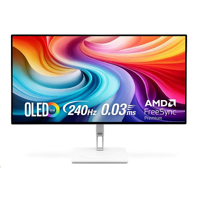 ACER LCD CE270UXwmiipprx Ergo OLED 69cm (26.5") Flat QD-OLED QHD 2560x1440@240Hz, 200nits (Peak 400nits HDR10), 178/178