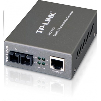 TP-Link OMADA MC210CS media konvertor (1xGbE, 1x duplex SC/UPC, SM, 1310nm, 20km)