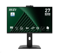 MSI LCD PRO MP275QPDG, 27" 2560x1440, IPS, 100Hz, 4ms, VESA 100x100mm, 98W, Black