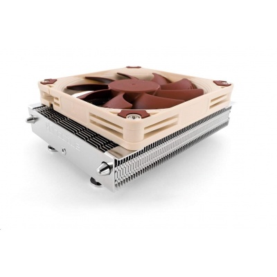 NOCTUA Chladič CPU NH-L9a-AM4, 1x 92mm, AM4, hnědá/stříbrná