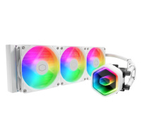 Cooler Master vodní chladič MasterLiquid 360 Core II, 3x120mm, LGA1851, AM5, bílá