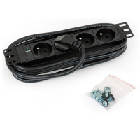 TRITON 10" rozvodný panel 4x230V ČSN- 2m, černý