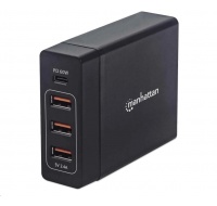 MANHATTAN USB nabíjecí stanice Power Delivery Charging Station – 72 W, černá