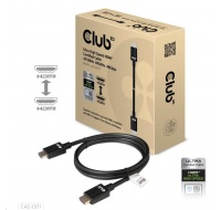 Club3D Kabel Ultra Rychlý HDMI™ Certifikovaný 4K 8K60Hz 48Gbps (M/M), 1m, 30 AWG