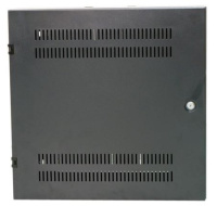 XtendLan 19" nástěnný vertikální rozvaděč 2U+4U 540x150, perforované dveře, černý