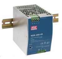 Planet PWR-480-48, Mean Well průmyslový zdroj na DIN lištu, nastavitelný 48-56V DC, 480W