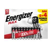 Energizer LR03/10 Max AAA 6+4 zdarma
