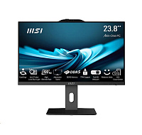 MSI AIO PRO AP242P (PRO AP242P 14M-1090XEU), i3-14100, 23.8" FHD, Anti-Glare, 16GB, 512GB SSD, No OS, Black