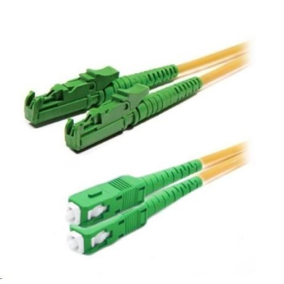 Duplexní patch kabel SM 9/125, OS2, E2000(APC)-SC(APC), LS0H, 10m