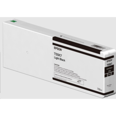 EPSON ink Singlepack Light Black T55K700 UltraChrome HDX/HD 700ml
