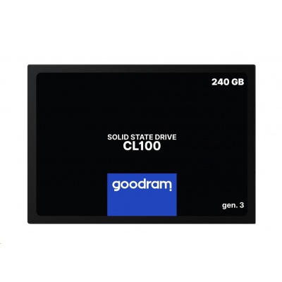 GOODRAM SSD CL100 Gen.3 240GB, SATA III, 2.5", (R:520/W:400MB/s)