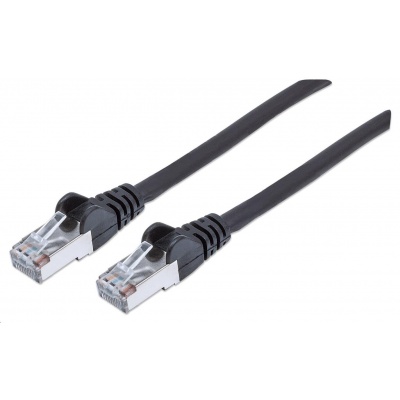 Intellinet patch kabel Cat6A SFTP 7m černý, LSOH