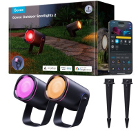 Govee RGBWW Smart zahradní reflektory 750lm 2ks Matter