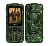 EVOLVEO StrongPhone H1, vodotěsný odolný Dual SIM telefon, kamufláž