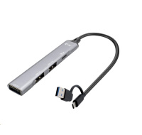 i-tec USB-A/USB-C Metal HUB 1x USB-C 3.1 + 3x USB 2.0