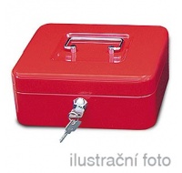 Přenosná pokladna WEDO 300, červená