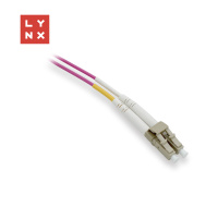 LYNX duplexní patch kabel MM, OM4, LC/LC, 50/125µm, 2m