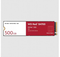 WD RED SSD NVMe 500GB PCIe SN700 Powered by SanDisk, Geb3 8GB/s, (R:3430/W:2600 MB/s) TBW 1000