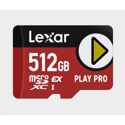 Lexar microSD Express I PLAY Pro Express 7.1, R900/W600 C10 U3 (UHS-I) 512GB