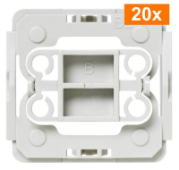 Homematic IP Adaptér Berker B2, set 20ks - EQ3-ADA-B2-20