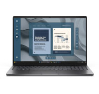 DELL NTB Pro 16 PC16255/AMD Ryzen 5 220/16GB/512SSD/16" FHD+ /IR Cam & Mic/65W/WLAN/vPro|Backlit Kb/W11 Pro/3Y PS NBD