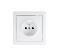 Solight zásuvka Slim, bílá