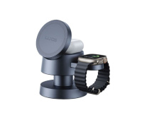 WG - Bezdrátová nabíječka 4v1 Mush8oom, lampička, šedá