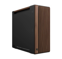 ASUS case PROART PA602 WALNUT WOOD MODERN METAL, Mid Tower, černá