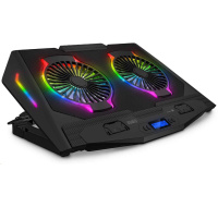 CONNECT IT NEO RGB chladící podložka pod notebook, černá
