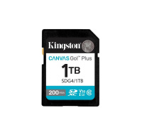 Kingston SDXC karta 1TB Canvas Go! Plus, R:200/W:160MB/s, Class 10, UHS-I, U3, V30