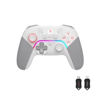 A4tech Bloody GPW70, gamepad, RGB, Dual mode 2,4G+USB, bílá