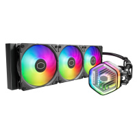 Cooler Master vodní chladič MasterLiquid 360 Atmos ARGB, 3x120mm, LGA1851, AM5, černá