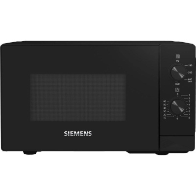 Siemens iQ300 FF020LMB2, mikrovlnná trouba, 800 W, 5 úrovní ohřevu, talíř 27 cm, černá