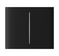 Ajax CenterButton (2-gang) vertical - Středové dvou tlačítko, vertikální instalace, černá