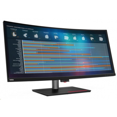 LENOVO LCD P40w-20 - 39.7",IPS,mat,prohnutý,21:9,5120x2160,178/178,4ms,300cd/m2,1000:1,DP,HDMI,RJ45,TB4,USB,VESA,Pivot
