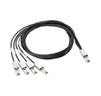 HPE StoreEver Mini-SAS High Density to 4-lane Mini-SAS External Fanout 2m Cable
